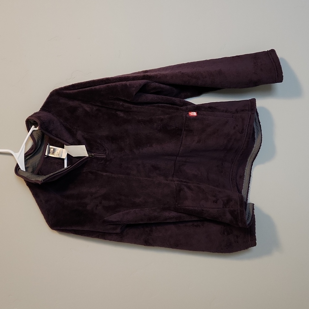 Northface Osito Quarter Zip Purple Fleece